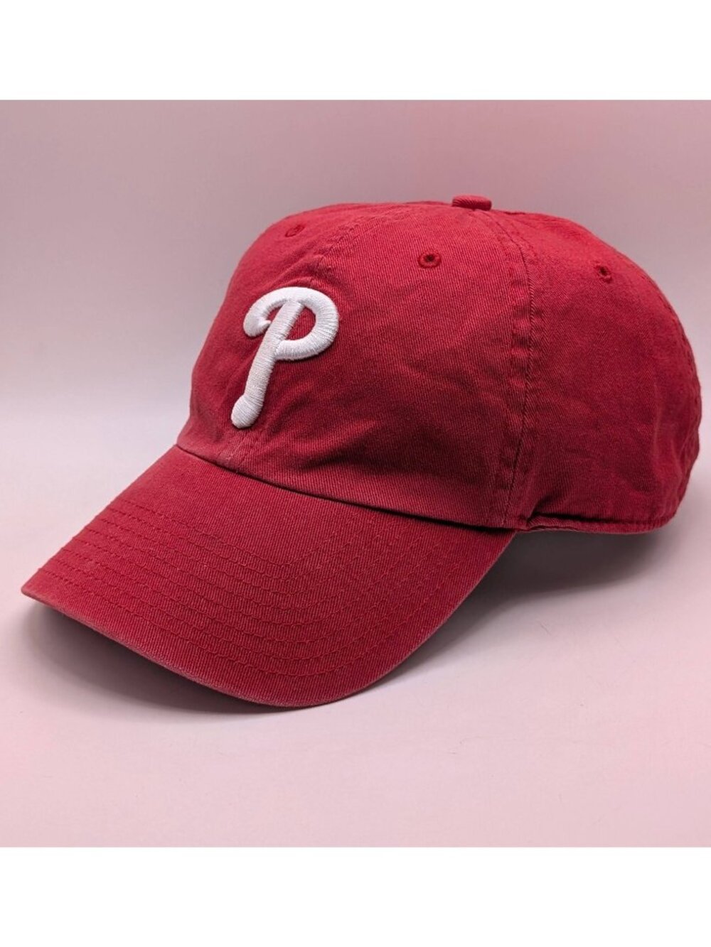 Philadelphia Phillies Twins Enterprise Strap Back Hat Red MLB Baseball Unisex
